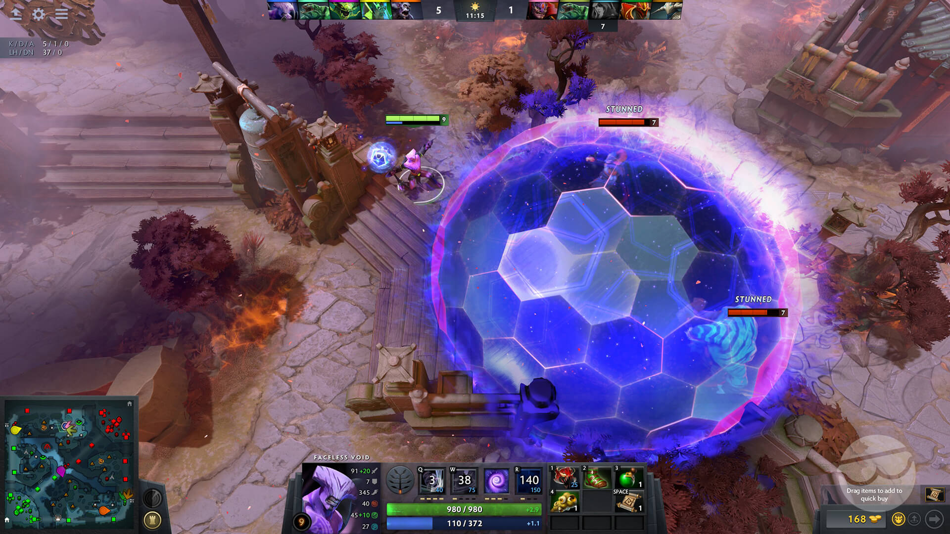 An explanation of Dota 2 mechanics.