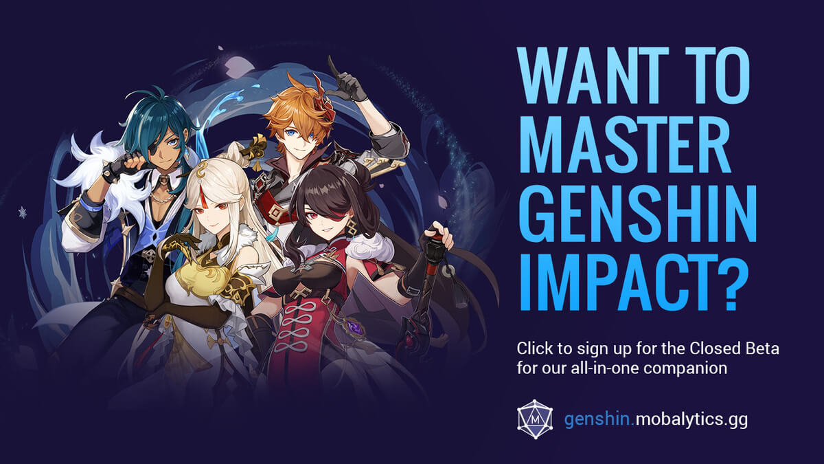 Genshin Impact email header design