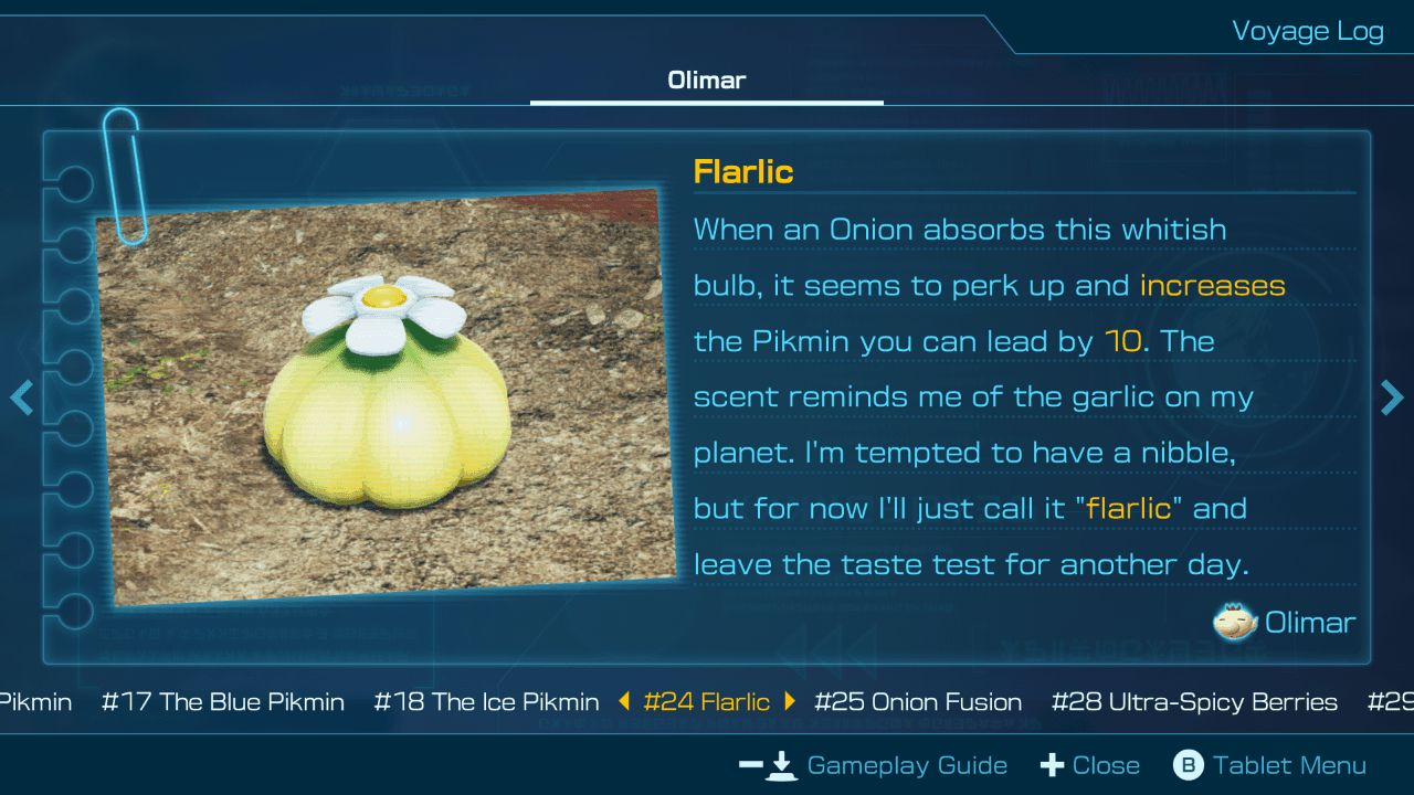 Pikmin 4 - Details on Flarlic