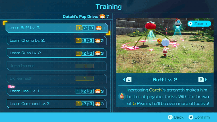 Pikmin 4 - Nurture Oatchi