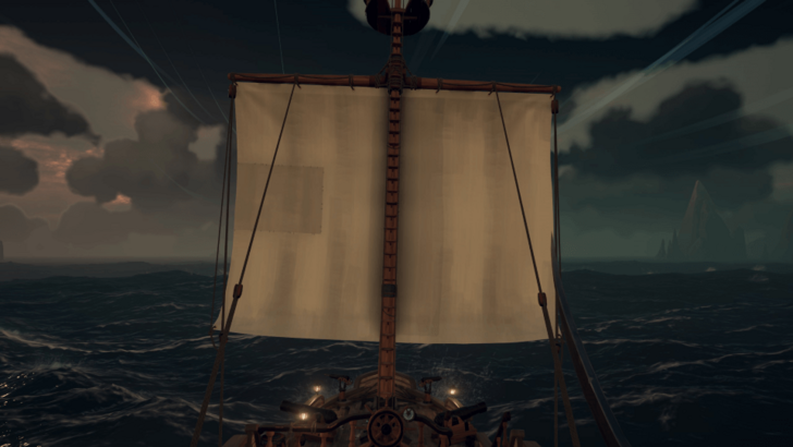 Sea of Thieves - Sloop Battling the Breeze