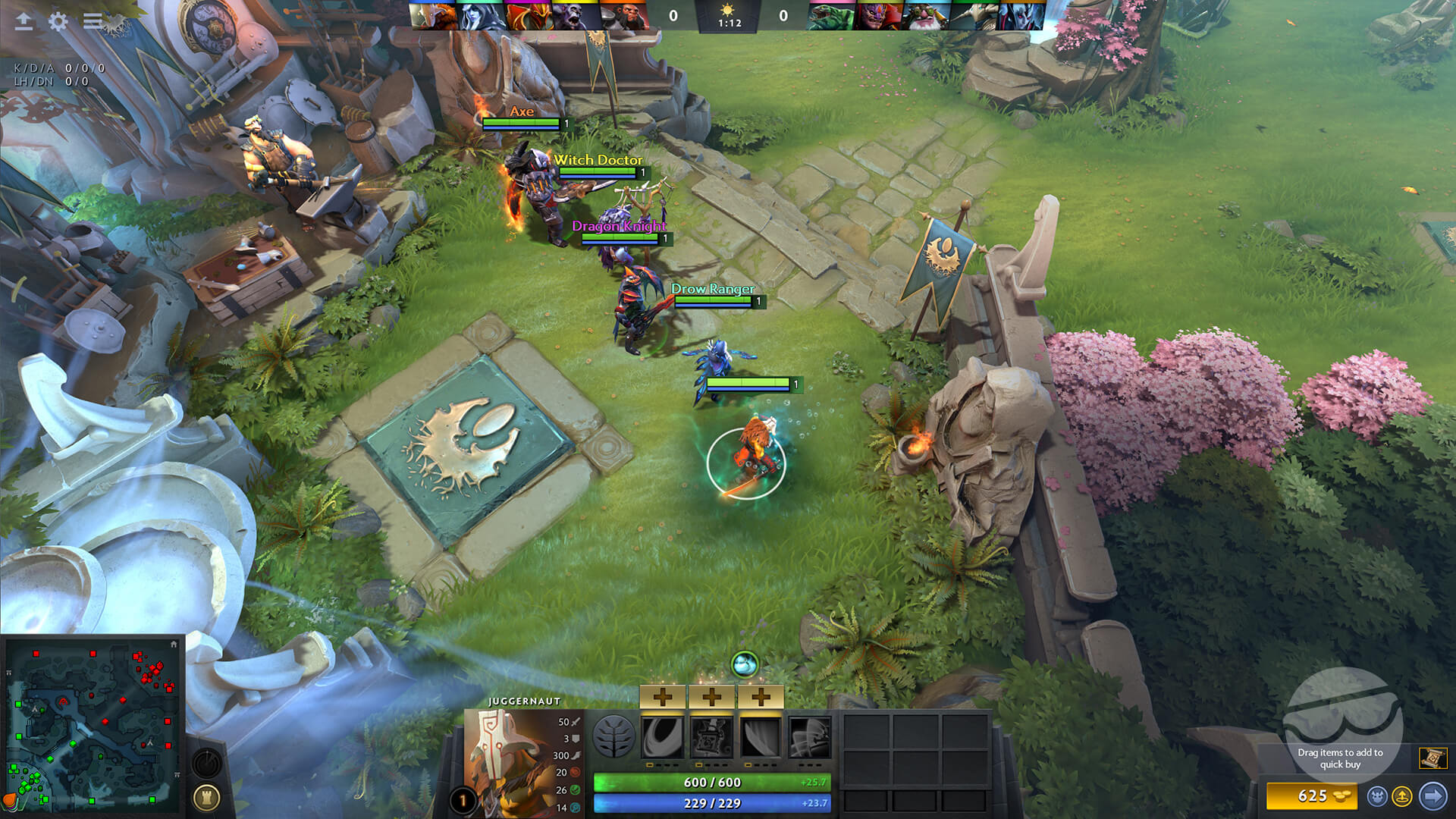 Around the clock in Dota 2