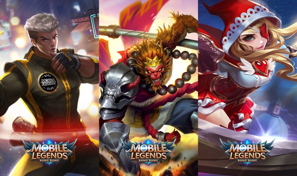 Fighter heroes in Mobile Legends: Bang Bang include Chou, Sun, and Ruby.