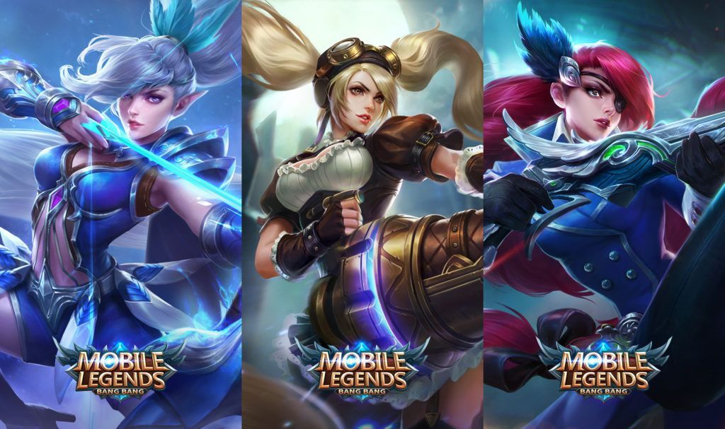 The marksman heroes in Mobile Legends: Bang Bang include Miya, Layla, and Lesley.