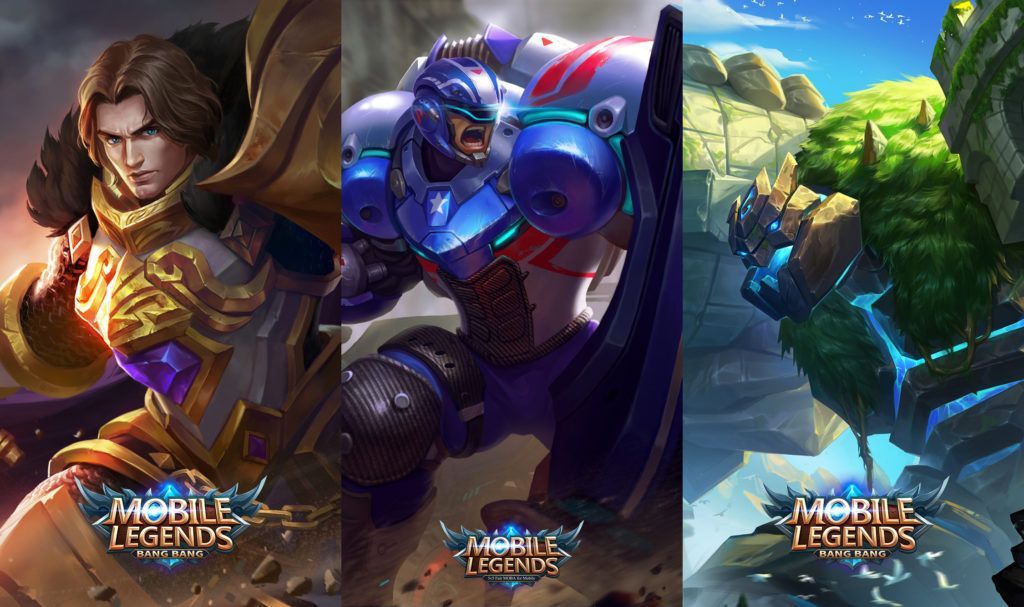 Tank heroes in Mobile Legends: Bang Bang include Tigreal, Johnson, and Grock.