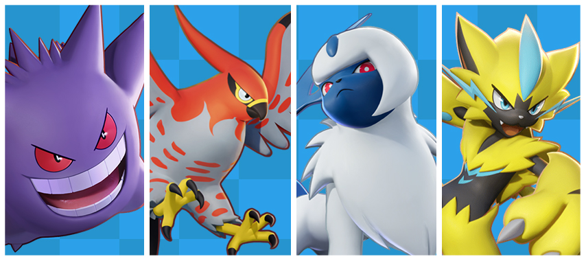 Pokemon Unite features a variety of Speedster characters, including Gengar, Talonflame, Absol, and Zeraora.