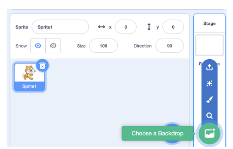 Create a background setting.