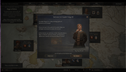 A guide interface in Crusader Kings 3