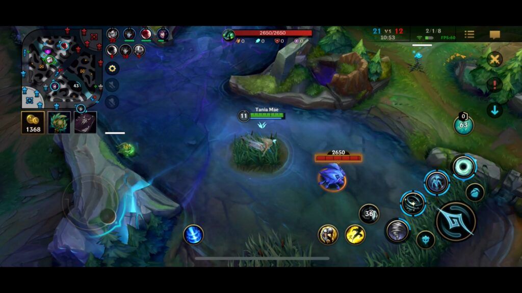 Janna makes her way across the river to locate the Scuttle Crab.